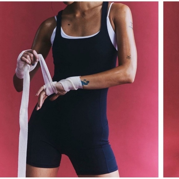 NWOT Free People Movement Never Better Runsie Black Small - Picture 1 of 9